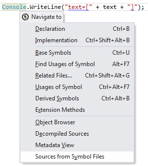 外部ソースファイルへの移動と検索01 Navigation and Search Navigating to External Source File 01