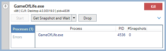カバレッジコントローラーダイアログ Coverage Controller dialog