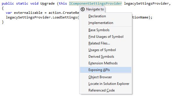 apisに移動します navigate to apis