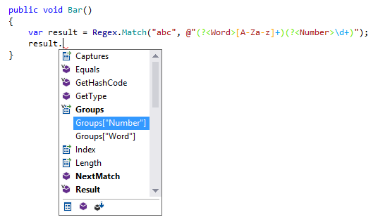 グループ名の完成 Group names completion