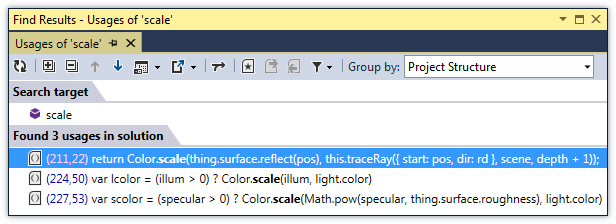 言語別ReSharper TypeScript 使用箇所の検索 ReSharper by Language TypeScript Find Usages