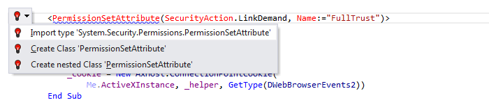 ReSharper: Visual Basicで名前空間をインポートする ReSharper: Import namespace in Visual Basic