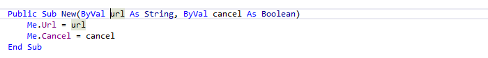 ReSharper:Visual Basicのサポート: コンストラクターパラメーターから自動プロパティーを初期化する ReSharper: Visual Basic support. Initialize auto-property from constructor parameter
