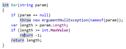 ReSharperはコンテキスト出口を強調表示する ReSharper highlights context exits