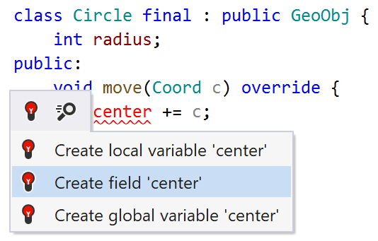 用途からC++項目を生成 Generating C++ field from usage
