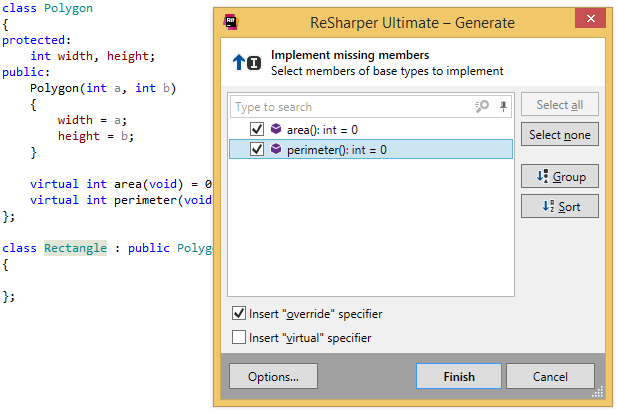C++クラスの不足メンバーの生成 Generating missing members for a C++ class