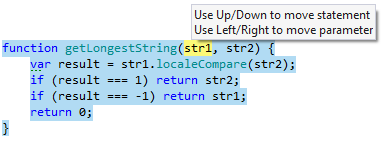 JavaScriptコードの並べ替え Rearranging JavaScript code