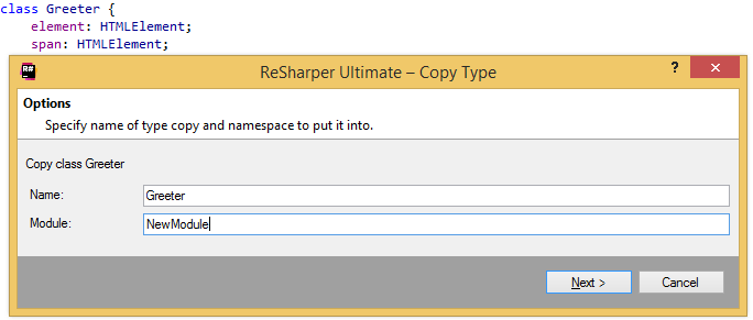 TypeScriptのコピータイプリファクタリング Copy Type refactoring in TypeScript