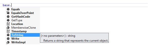 ReSharper: コード補完のクラスのメンバーを提案する ReSharper: Suggesting members of a class in code completion