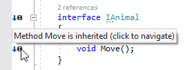 ReSharper: 「シンボルにはオーバーライドがあります」ツールチップ ReSharper: 'Symbol has overrides' tooltip