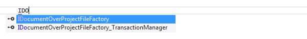 JetBrains Rider: コード補完での可視タイプの提案 JetBrains Rider: Suggesting visible types in code completion