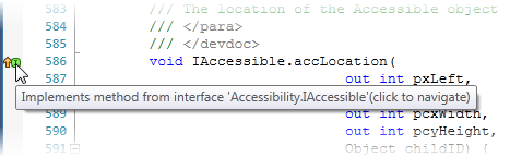 dotPeek: コードビューアーのガターからベースシンボルに移動する dotPeek: Navigate to base symbols from code viewer gutter
