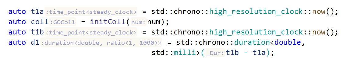 ReSharper C++: 自動変数のタイプ名のヒント ReSharper C++: type name hints for auto variables
