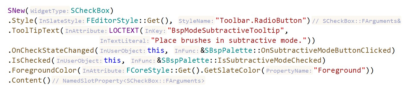 ReSharper C++: 関数呼び出しの型名のヒント ReSharper C++: type name hints for functions calls