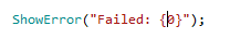 誤って呼び出された文字列書式設定メソッド String formatting method called incorrectly
