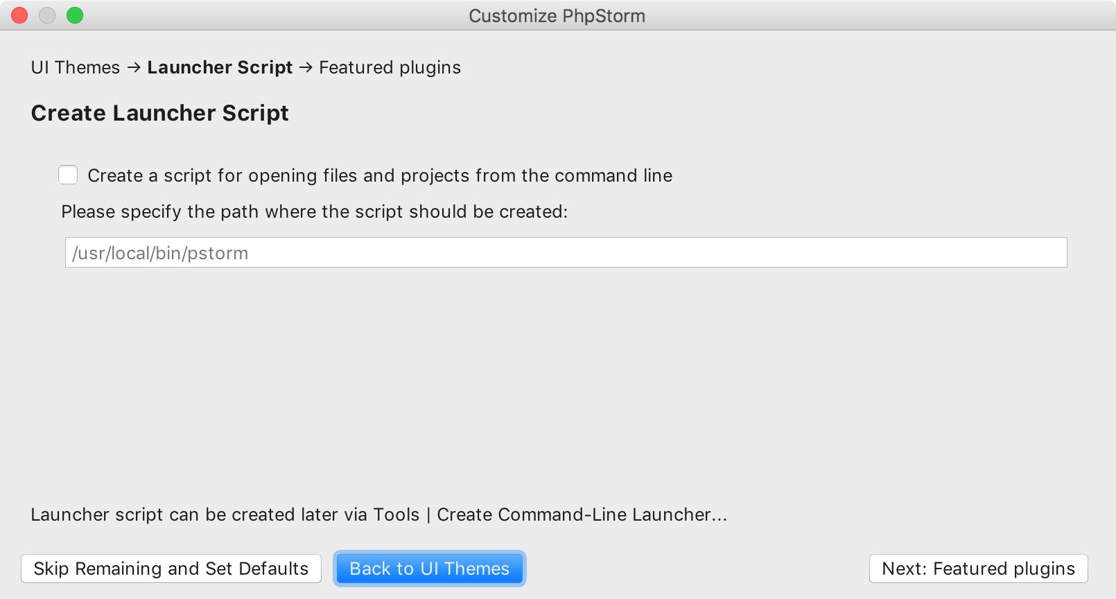 ps create launcher script ps create launcher script