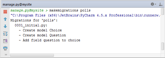py makemigration py makemigration