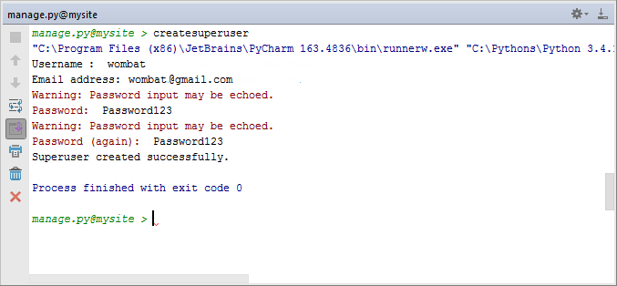 py superuser py superuser