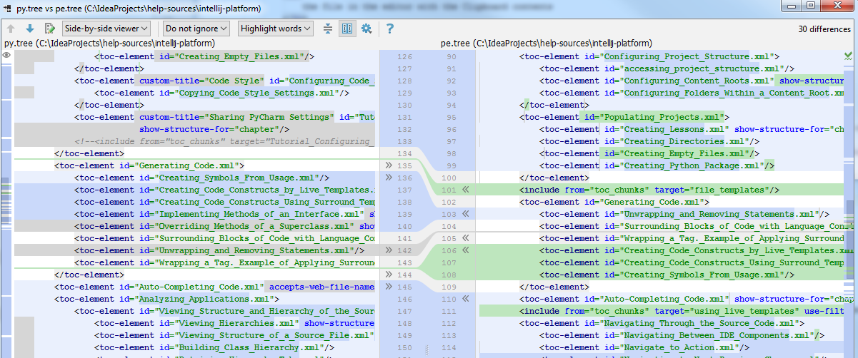 compareFiles compareFiles