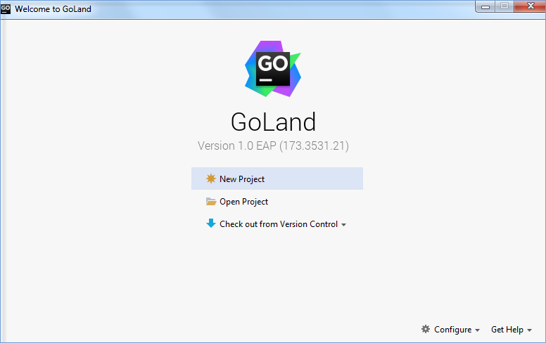 go welcome screen go welcome screen