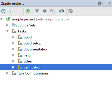 gradle tool window gradle tool window