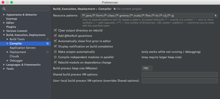 migration guide complier settings migration guide complier settings