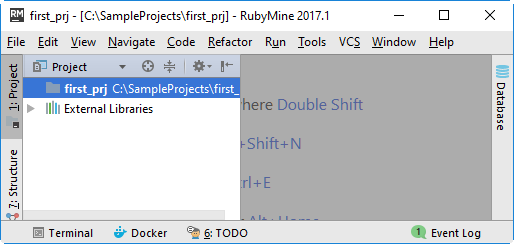 rm QST sampleProjectCreated rm QST sampleProjectCreated
