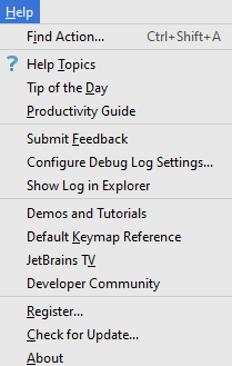 rm help menu rm help menu
