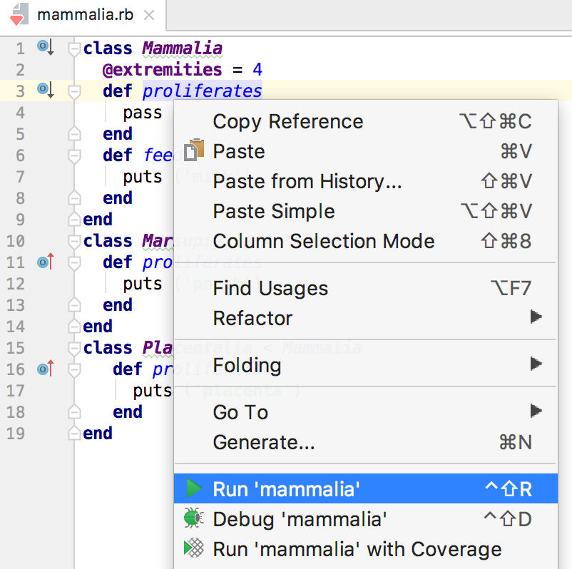 rm run context menu rm run context menu