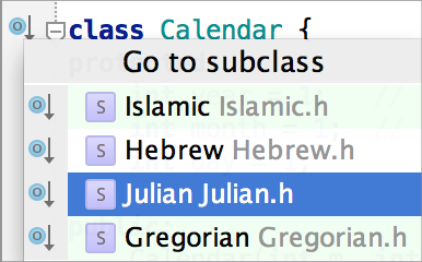 cl QST goToSubclass cl QST goToSubclass