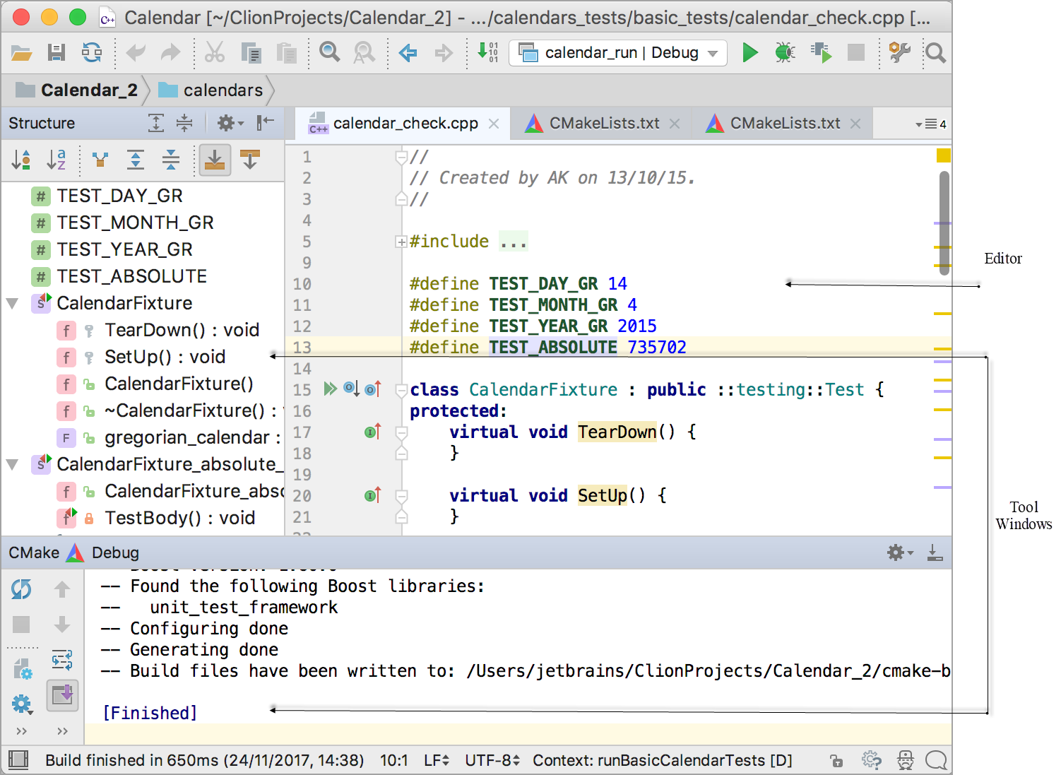 clツールウィンドウ cl ToolWindows