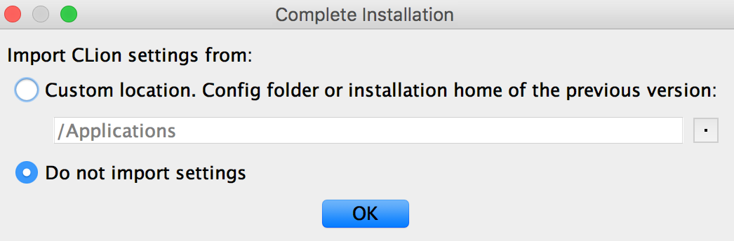 完全インストール Complete Installation