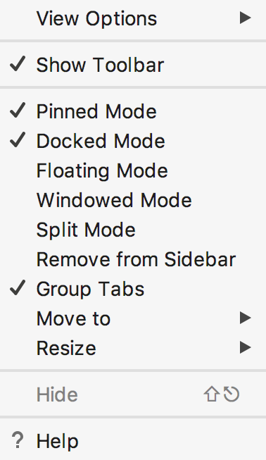 cl toolWindowContextMenu cl toolWindowContextMenu