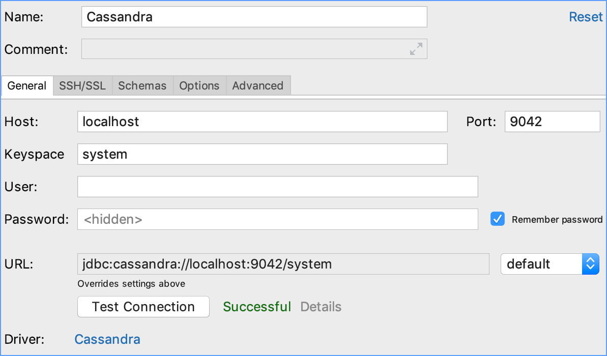 Cassandraとの統合 Integration with Cassandra