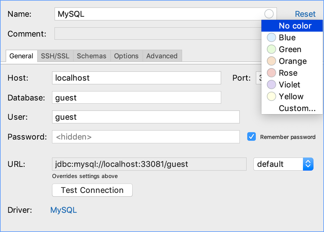 データソースに色を割り当てる Assign a color to a data source