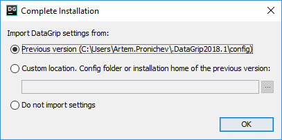 完全インストール Complete Installation