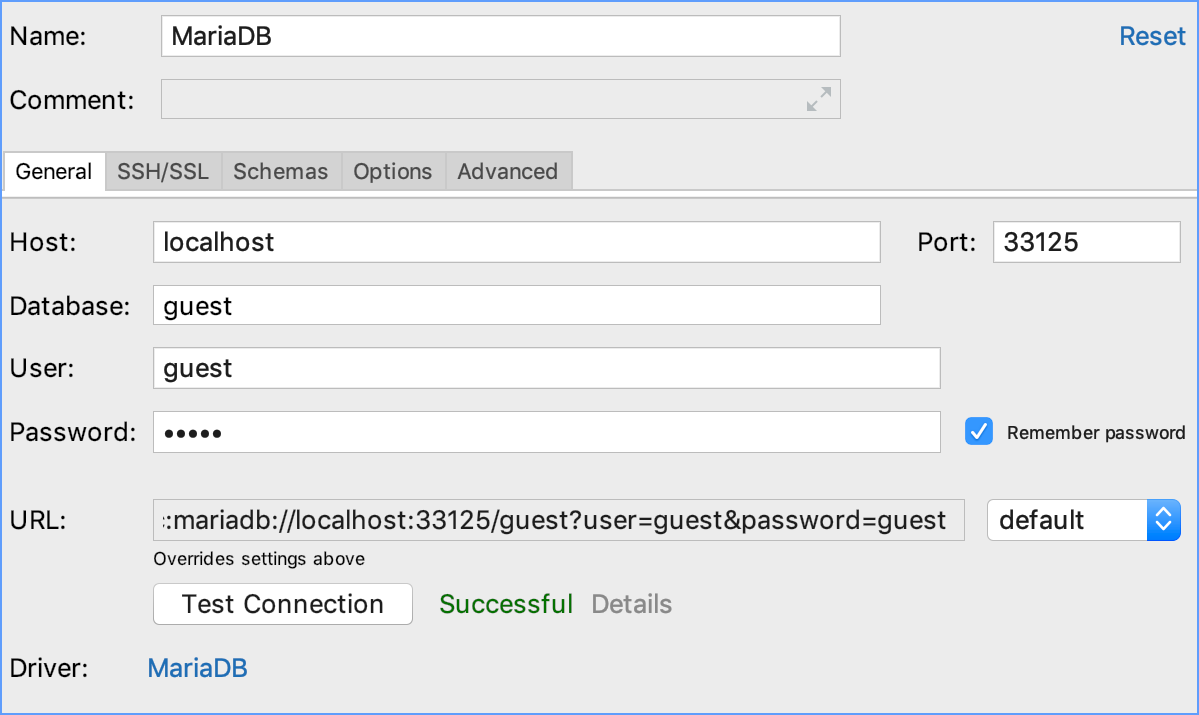 MariaDBとの統合 Integration with MariaDB