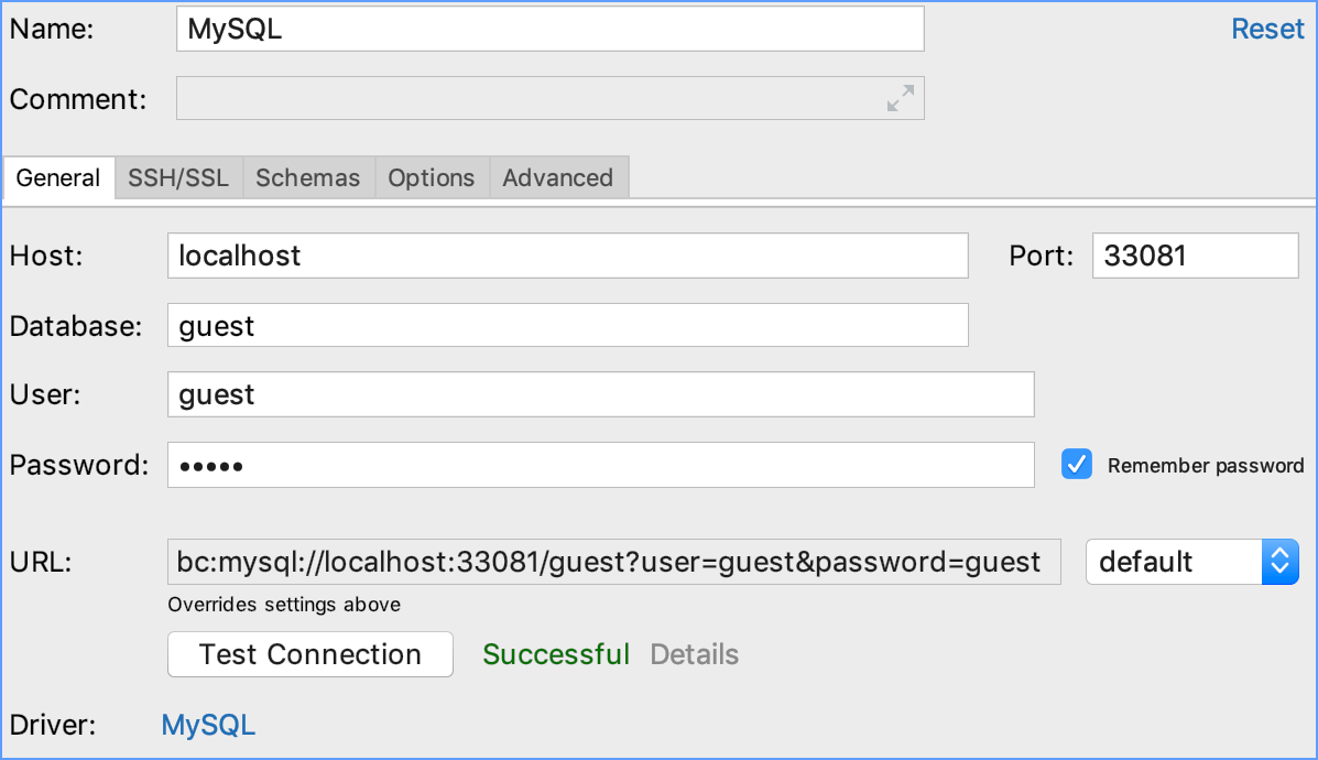 MySQLとの統合 Integration with MySQL