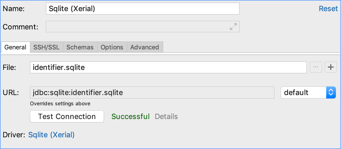 SQLiteとの統合 Integration with SQLite