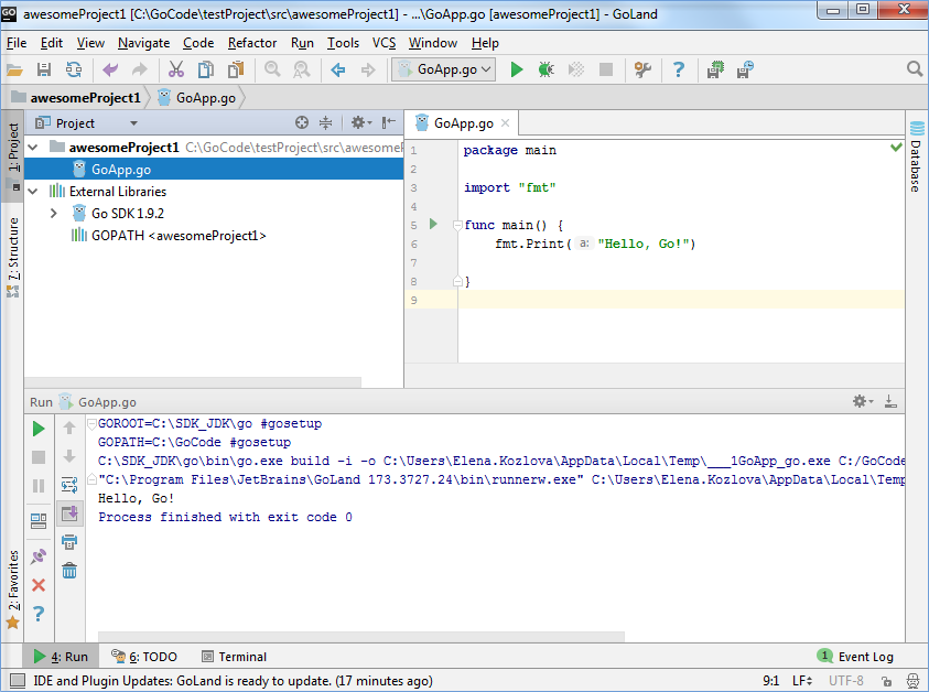 UIに行く go UI