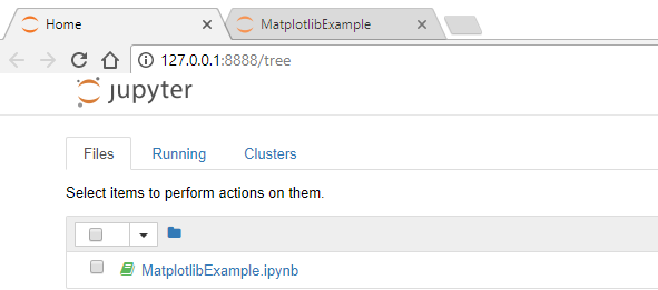 ノートブックがブラウザにあります Notebook is in a browser