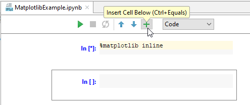 空のセルを追加する Adding an ampty cell