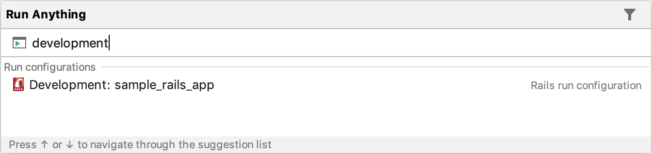 何でも実行する/実行する Run Anything / run configuration