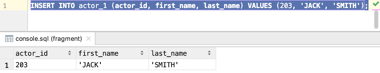 テーブルとしてINSERTステートメントのデータを編集する Edit data in INSERT statements as a table