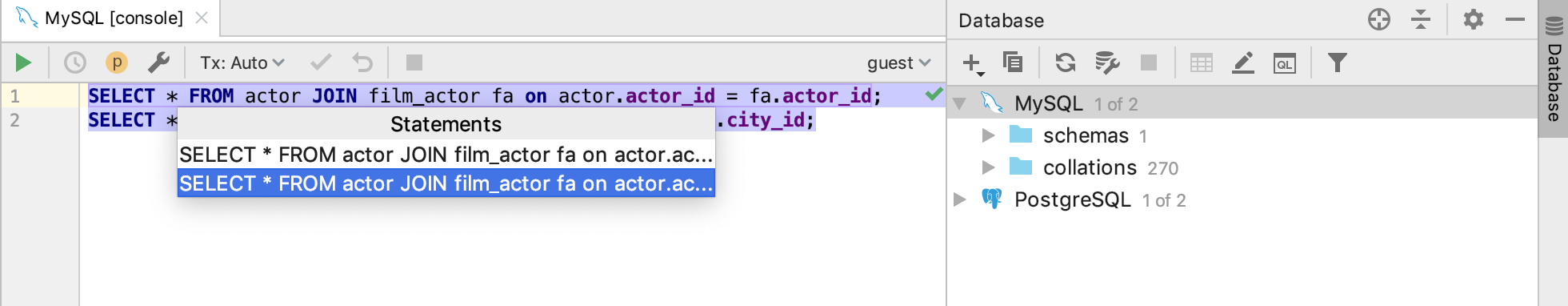 クエリを実行する Run a query