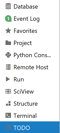 ツールウィンドウへのクイックアクセス Quick access to tool windows