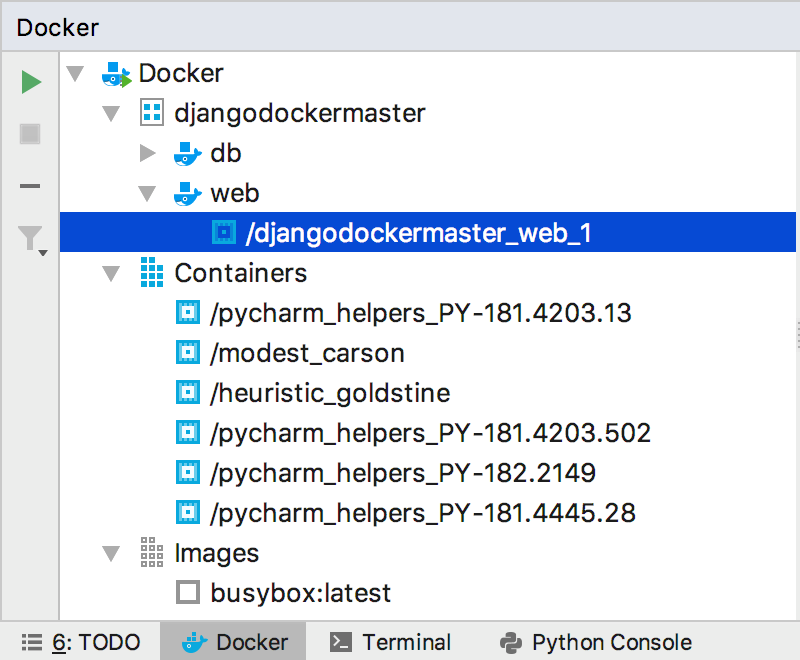 Dockerウィンドウ Docker window