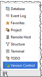 ツールウィンドウへのクイックアクセス Quick access to tool windows