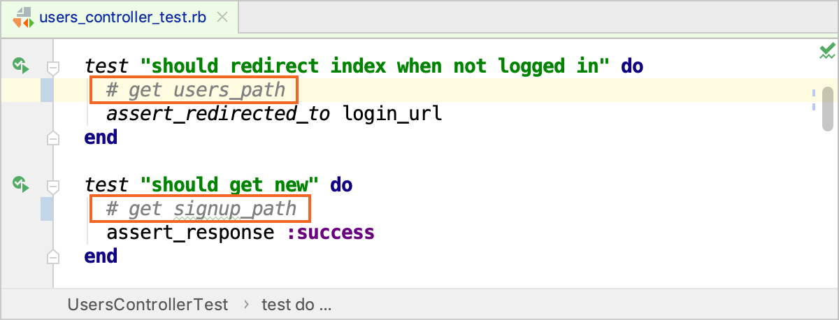 壊れたテスト Broken tests