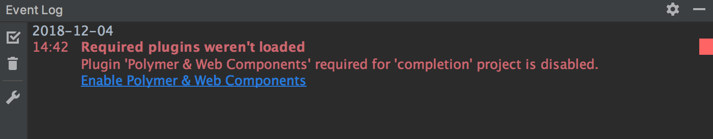 必要なプラグインが無効です Required plugin is disabled
